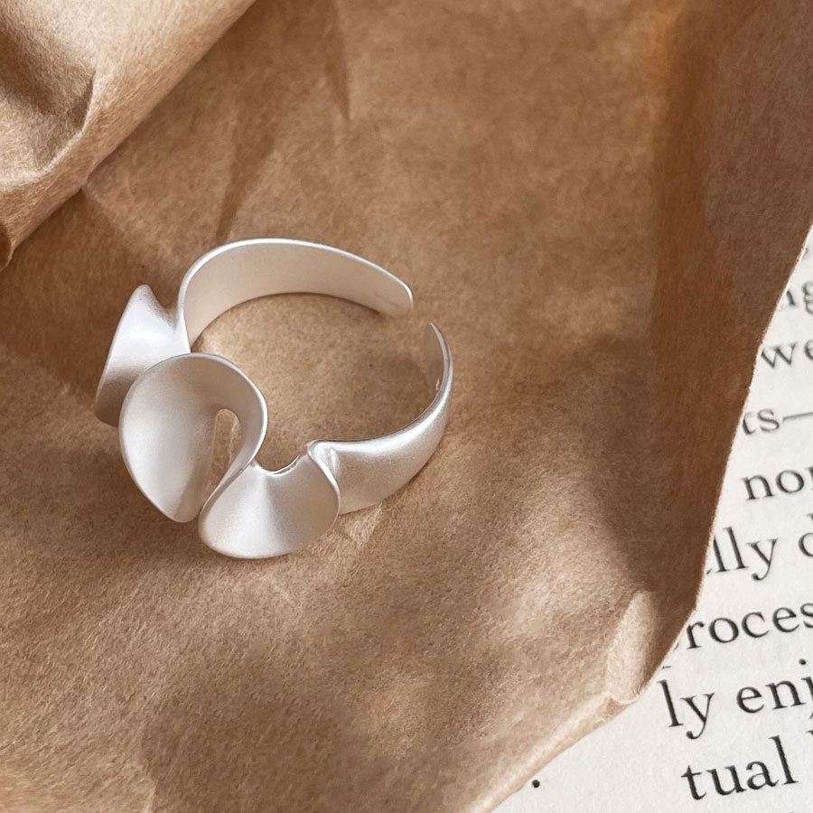 Wave s925 Sterling Silver Open Ring