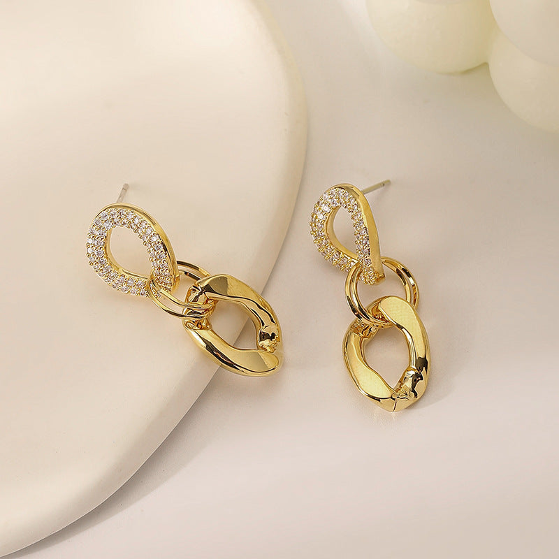 Long 925 Silver Needle Premium Earrings