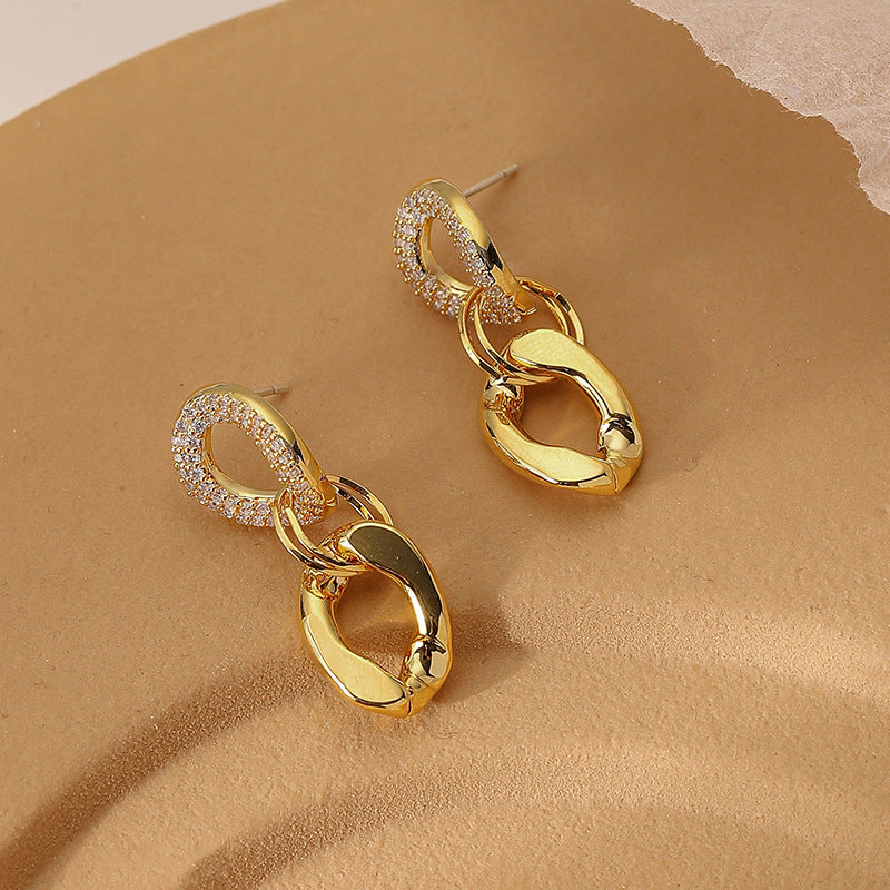 Long 925 Silver Needle Premium Earrings